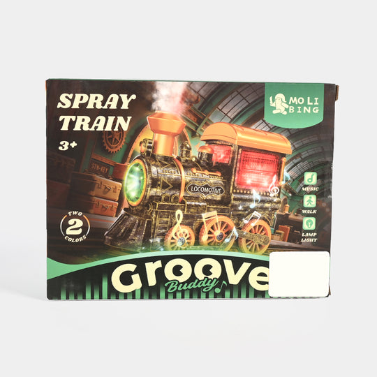 Universal Electric Spray Train with Light & Music