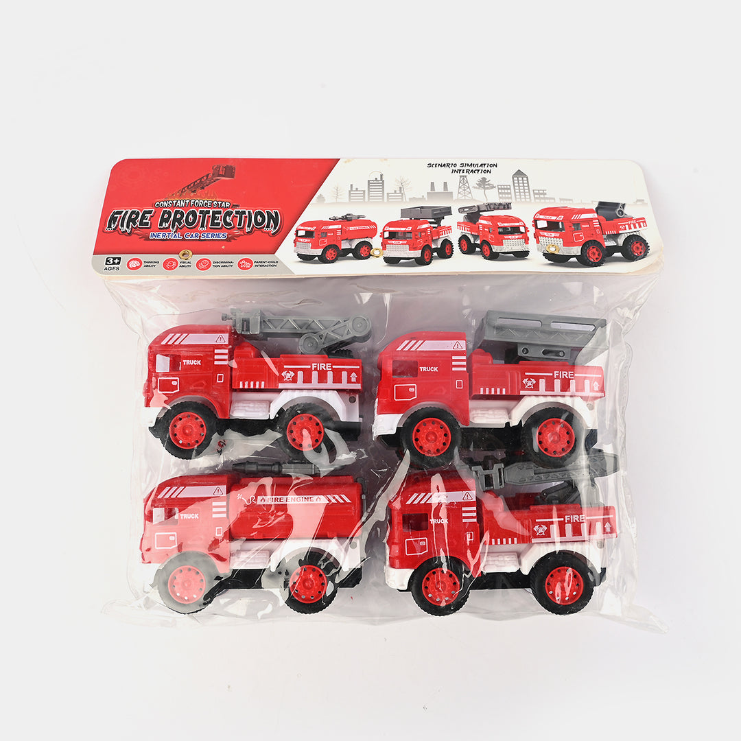 Pull Back Truck 4Pcs Set for Kids