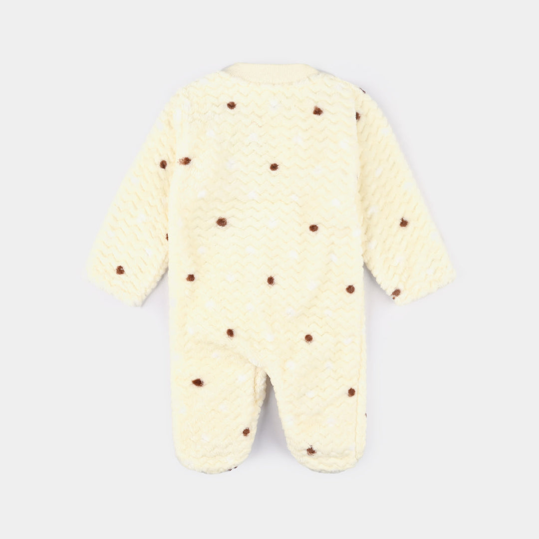 Infant Unisex Romper-Cream