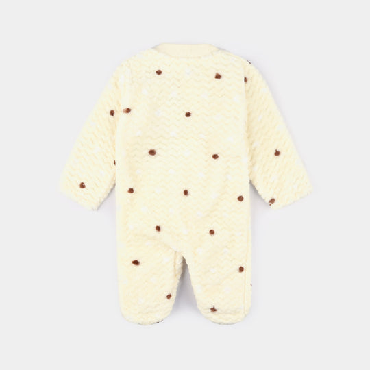 Infant Unisex Romper-Cream