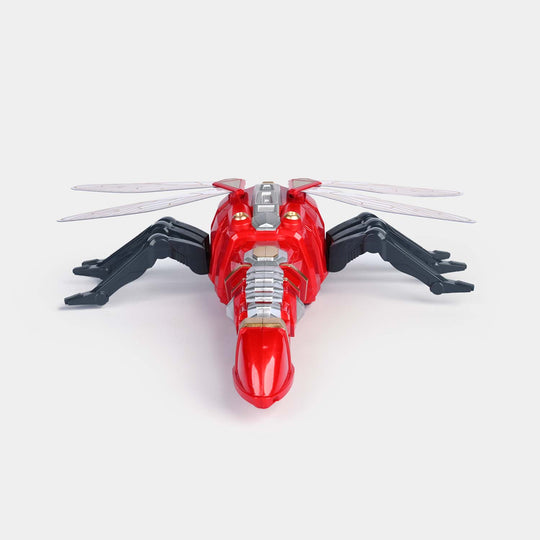 Remote Control Dragonfly With Light & Spray For Kids