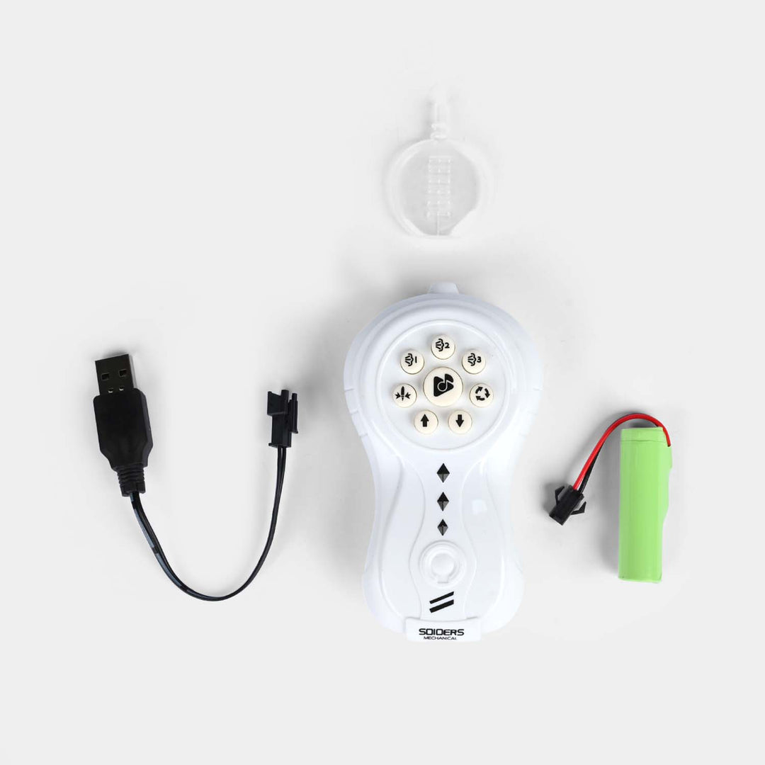 Remote Control Dragonfly With Light & Spray For Kids