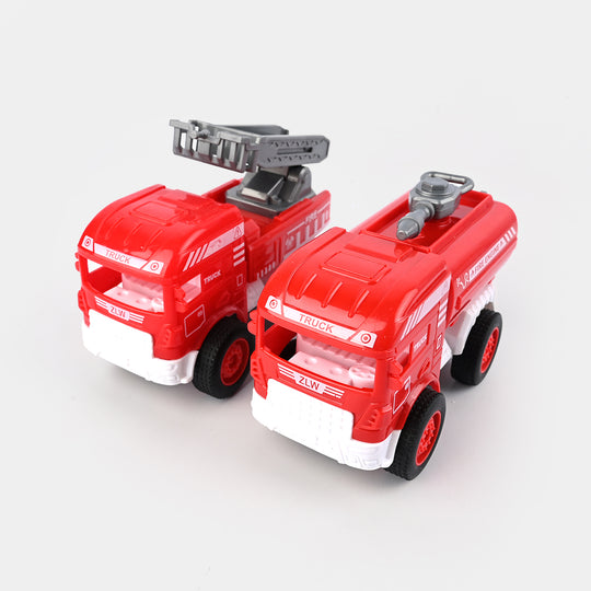 Pull Back Truck 4Pcs Set for Kids