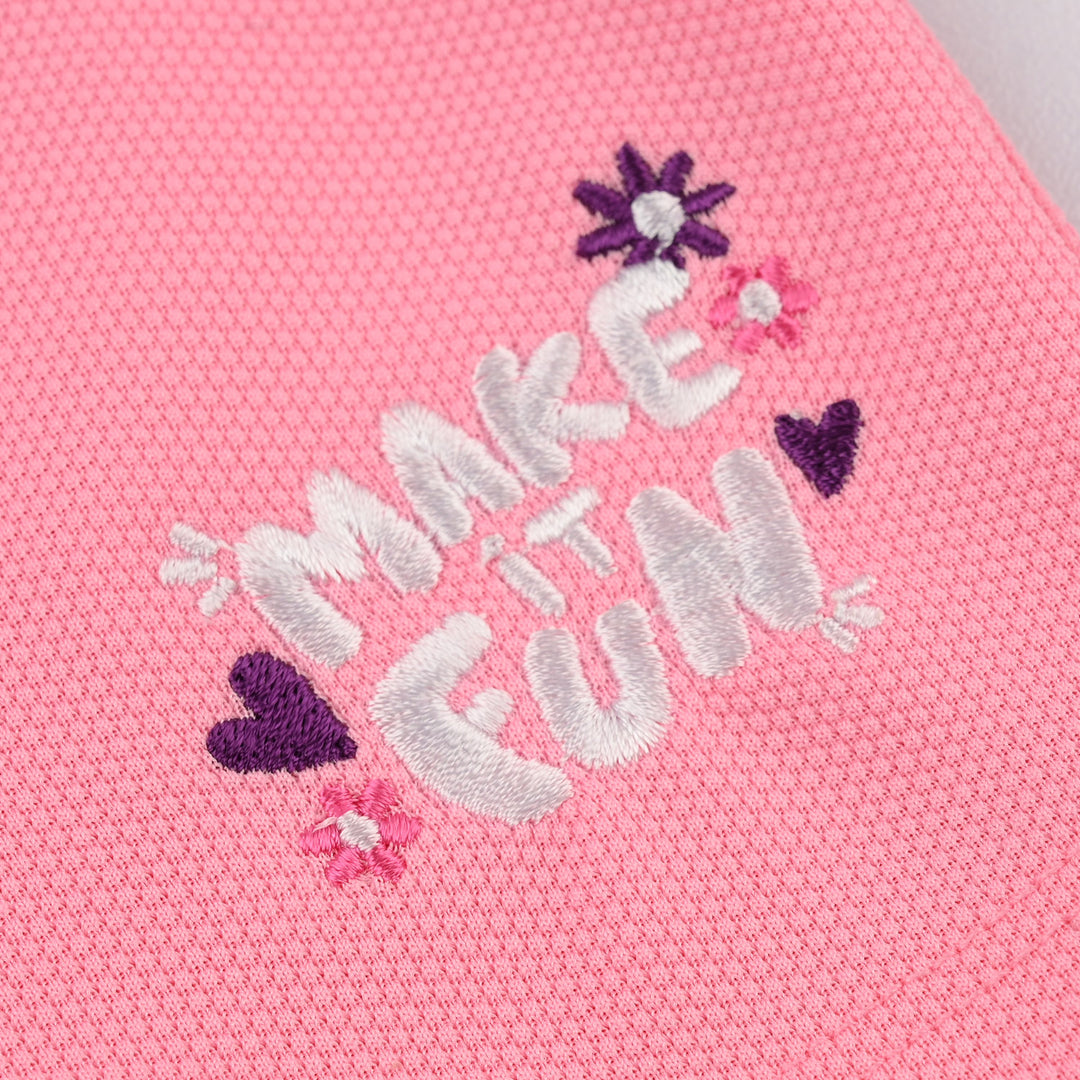 Infant Girls Cotton PK Knitted Shorts - Pink