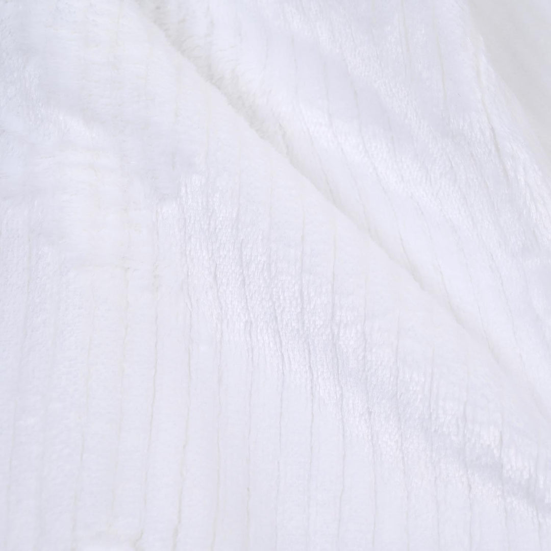 Infant Unisex Sherpa Romper FL199-2P - White