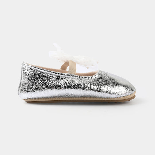 Girls Shoes F50-SILVER