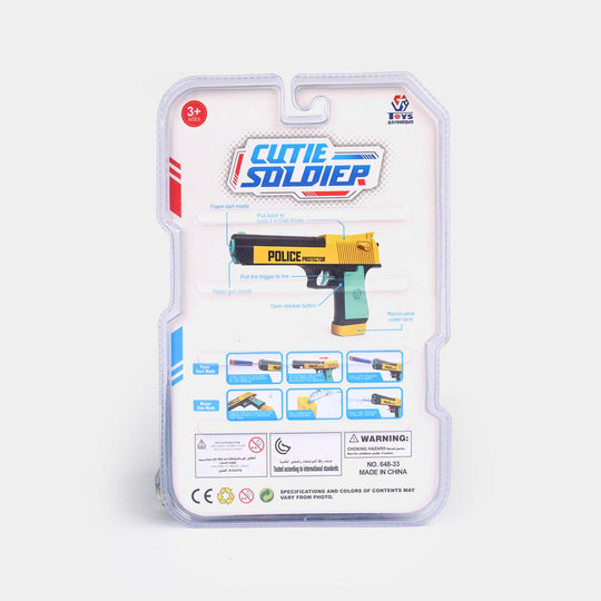 2 In 1 Soft Blaster And Water Target Toy For Kids