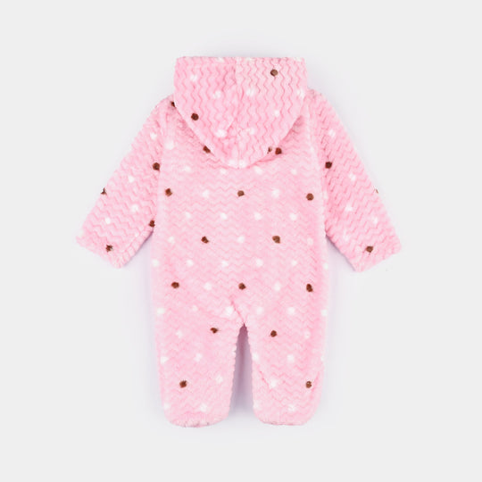 Infant Unisex Romper-Pink