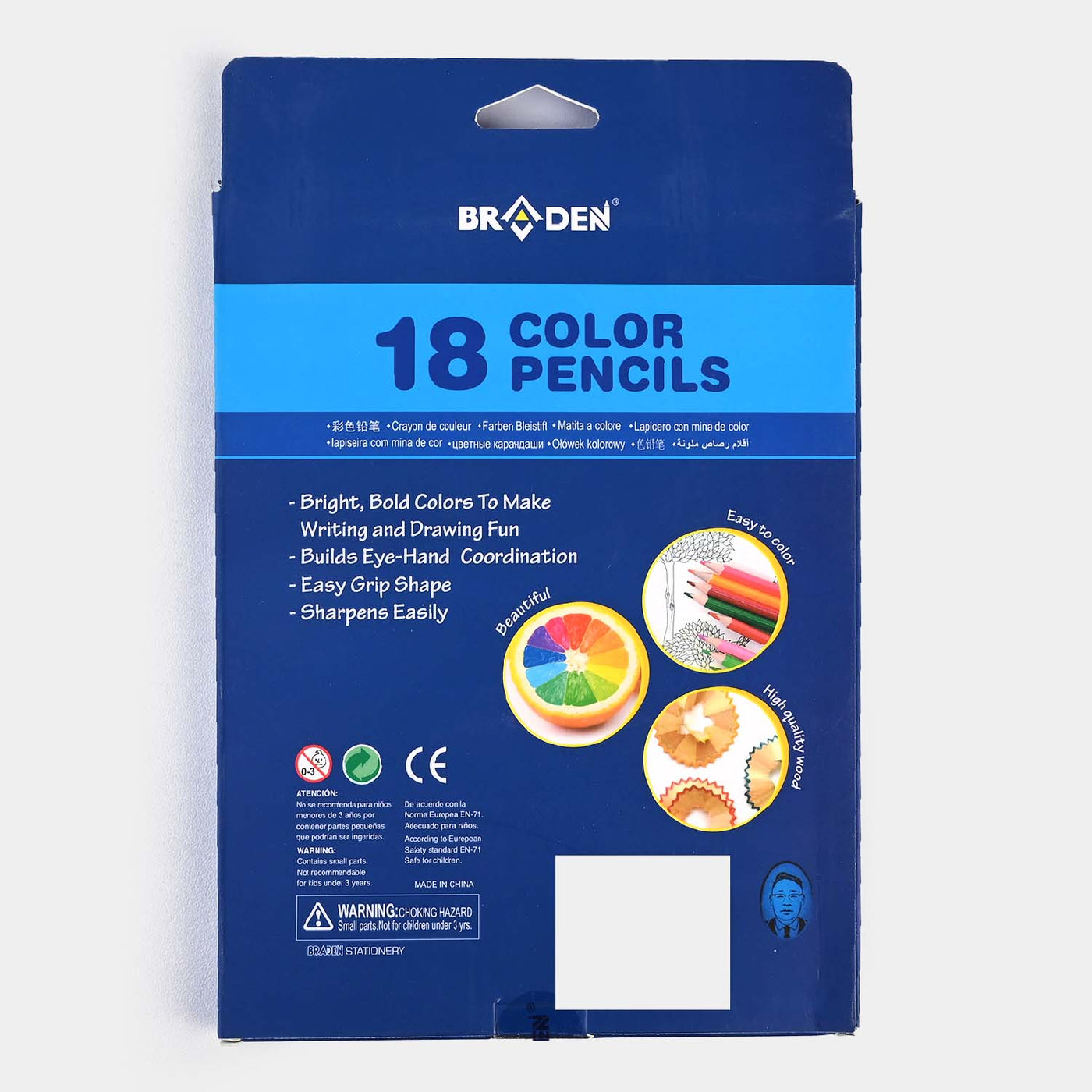 Braden Bear 18 Pcs Color Pencils
