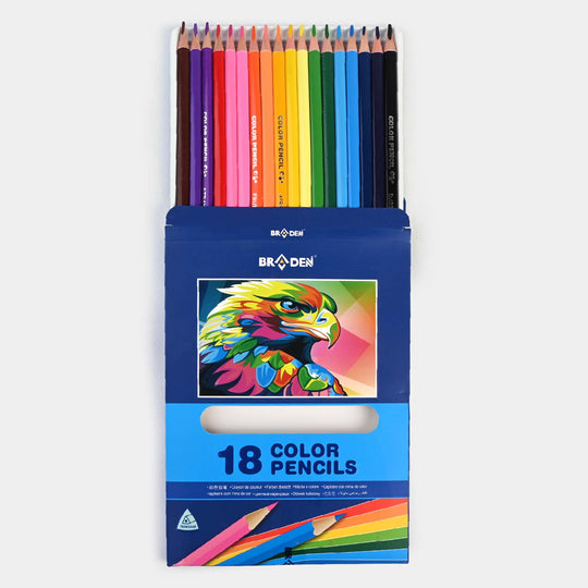 Braden Bear 18 Pcs Color Pencils