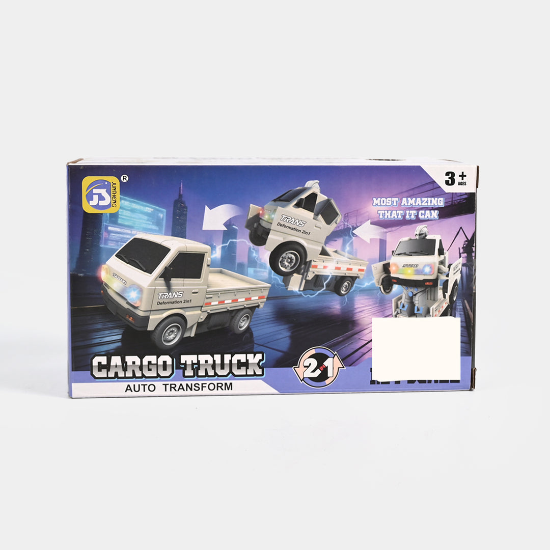 Electric Cargo Truck Deformation 2-in-1 Toy