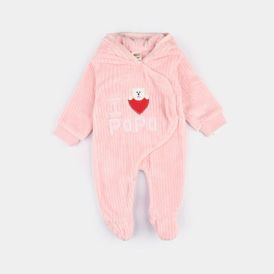 Infant Unisex Romper-Peach