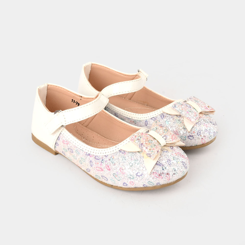 Girls Pumps 11-79 - WHITE