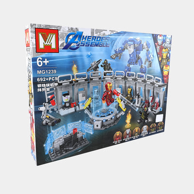 Superhero Building Blocks Set