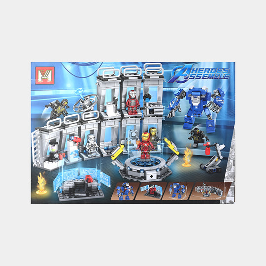 Superhero Building Blocks Set