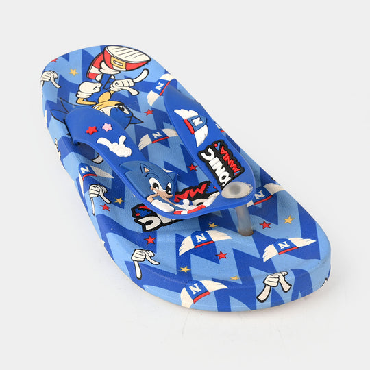 Boys Slippers 338-20-NAVY