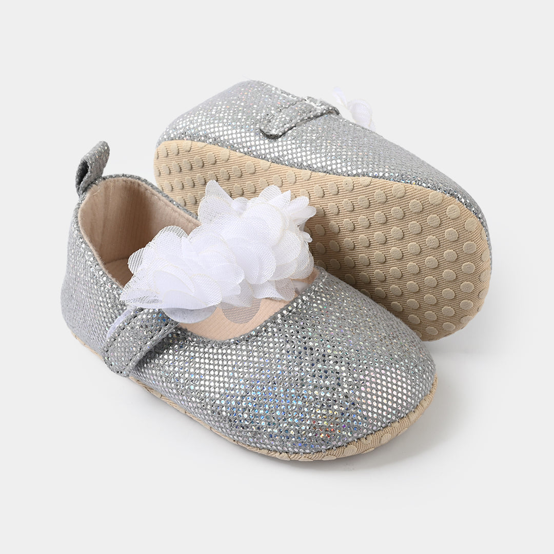 Girls Shoes J10-SILVER