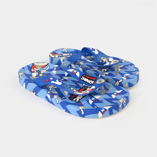 Boys Slippers 338-20-NAVY