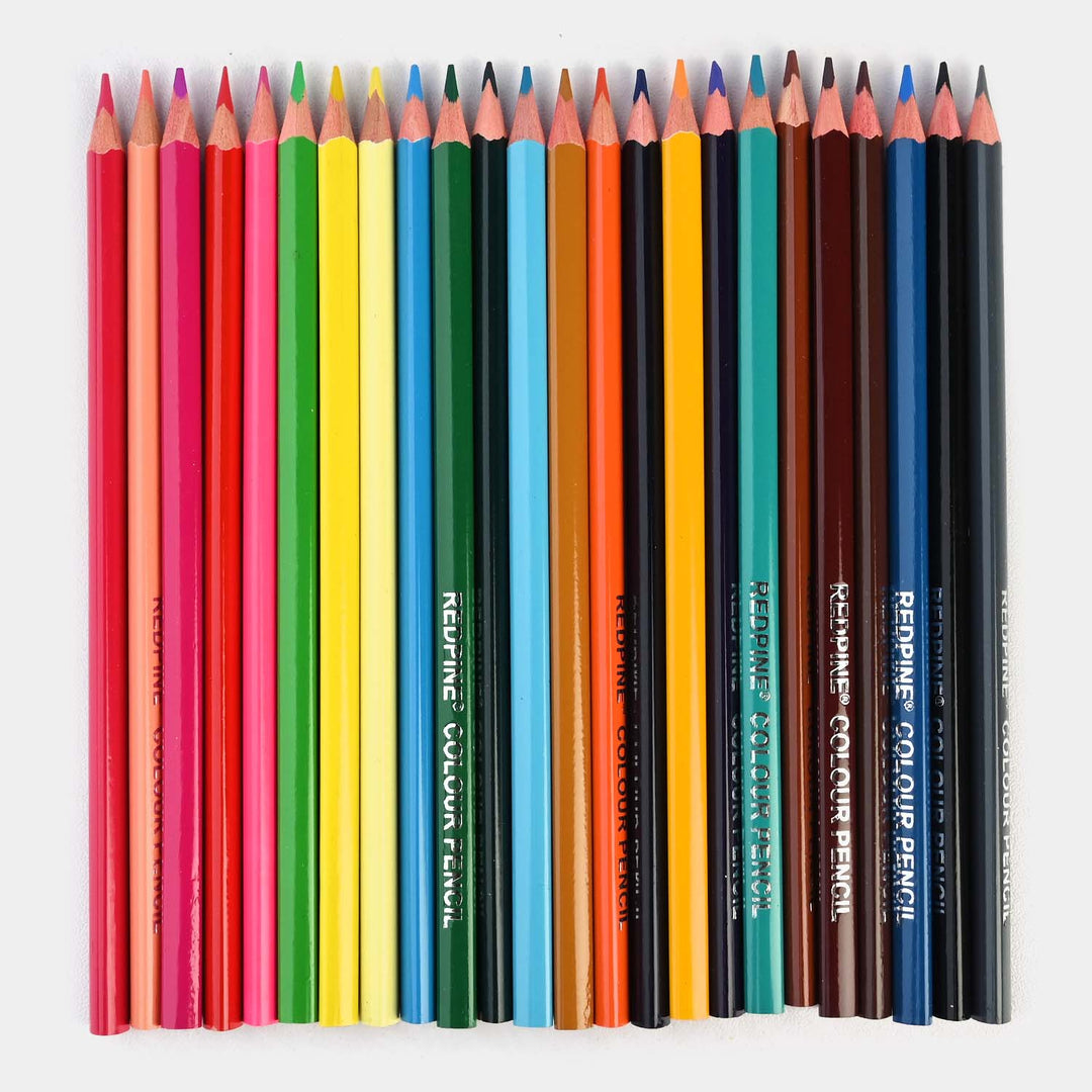 Redpine Color Pencil 24 Color Mix