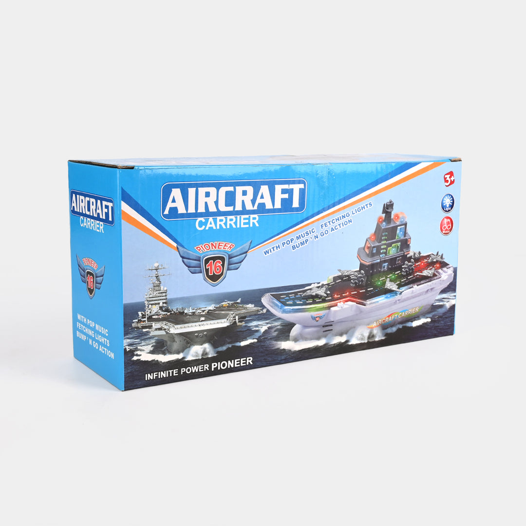 Aircraft Carrier With Light & Music Toy