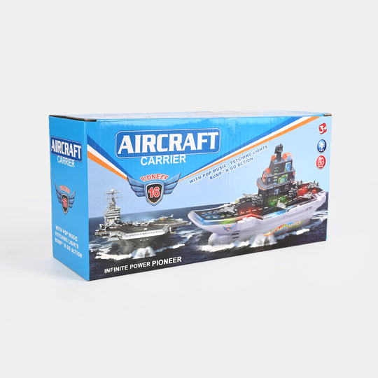 Aircraft Carrier With Light & Music Toy