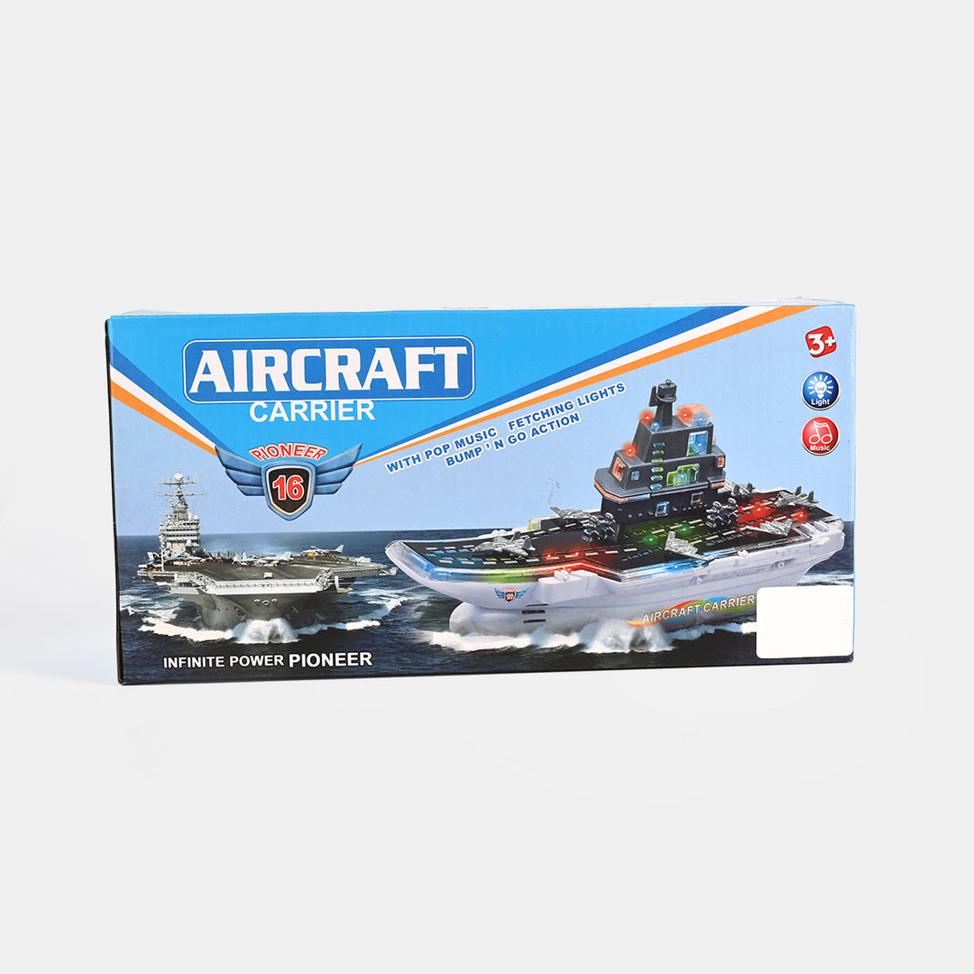 Aircraft Carrier With Light & Music Toy