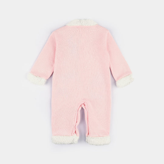 Infant Unisex Romper-Baby Pink