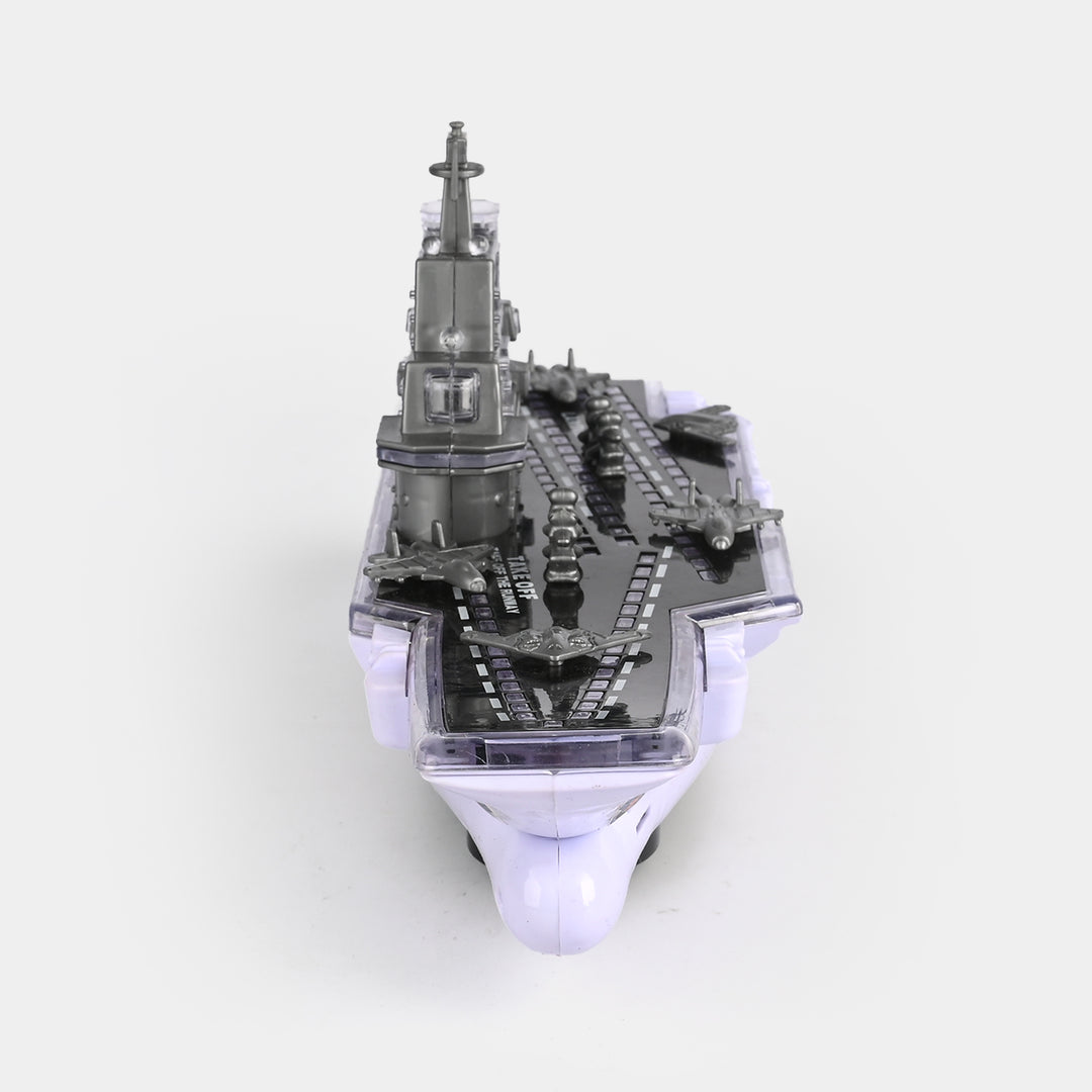 Aircraft Carrier With Light & Music Toy