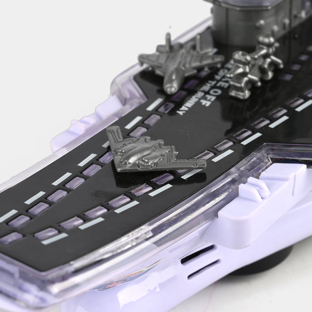 Aircraft Carrier With Light & Music Toy