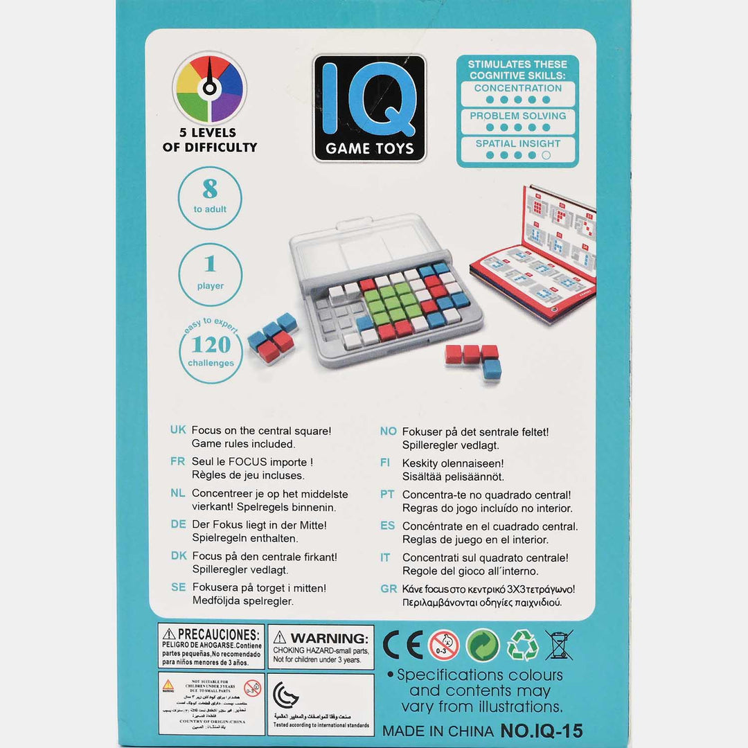IQ Puzzle Desktop Game IQ-15