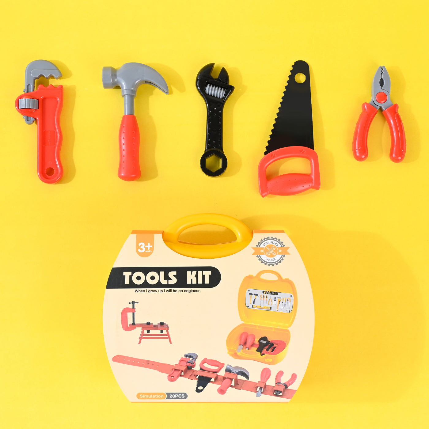 Engineer Tools Kit Play Set For Kids