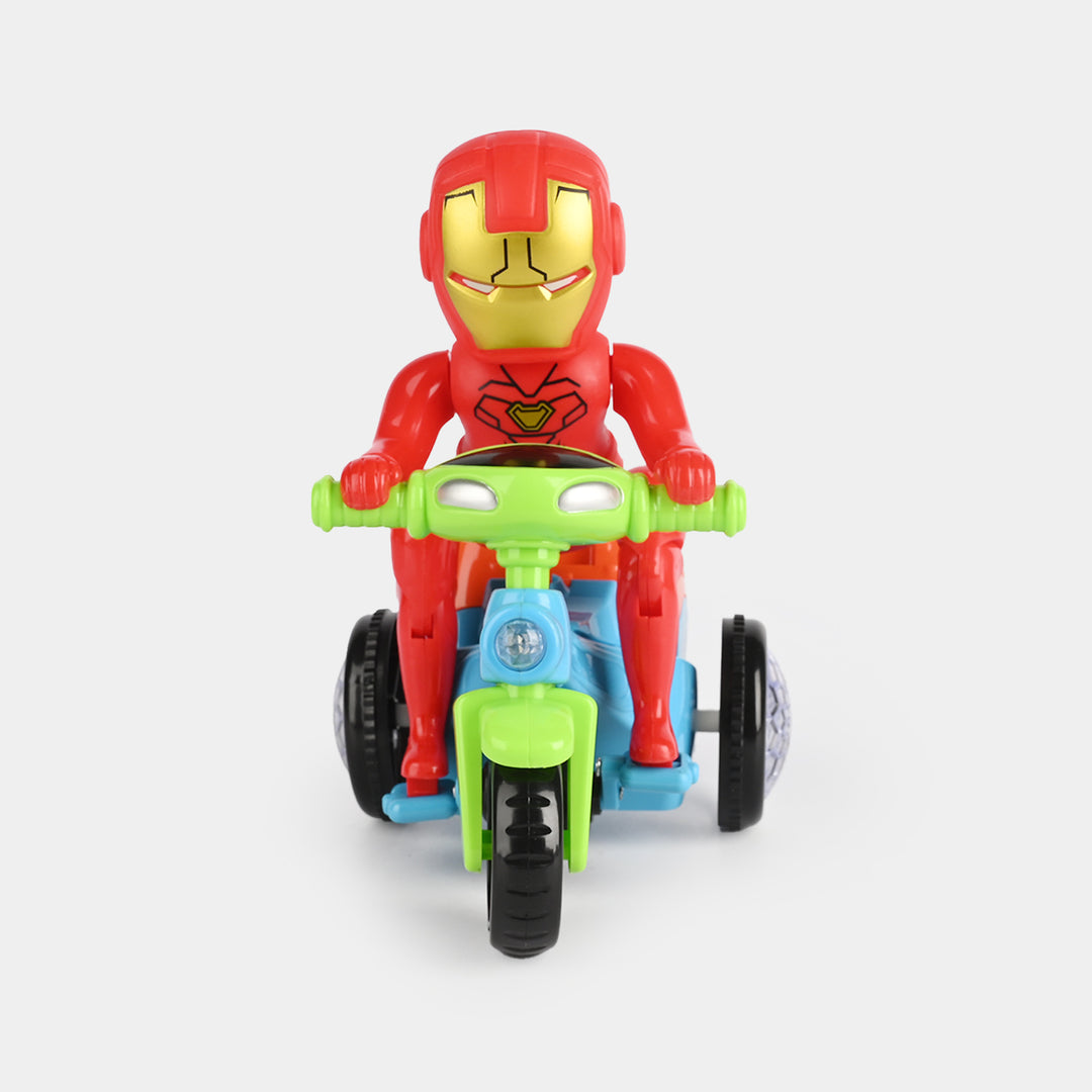 Electric Superhero Tricycle Toy with Light & Music