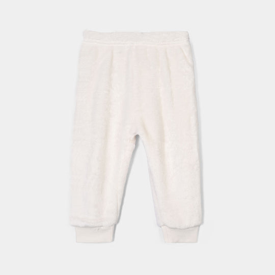 Infant Boys Sherpa Knitted Suit SH131-2P - Off White
