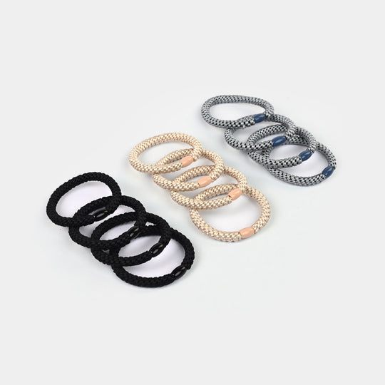Braided Hair Ties – Soft Elastic Ponytail Holders