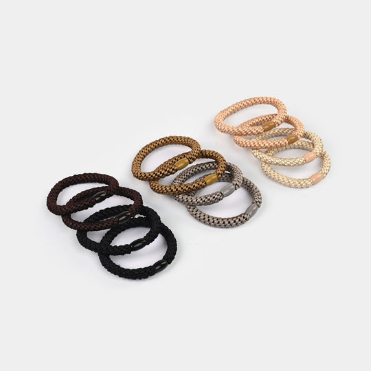 Braided Hair Ties – Soft Elastic Ponytail Holders