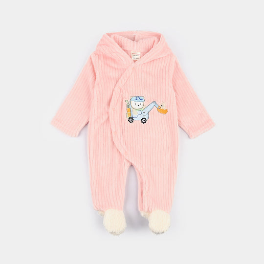 Infant Unisex Romper-Peach