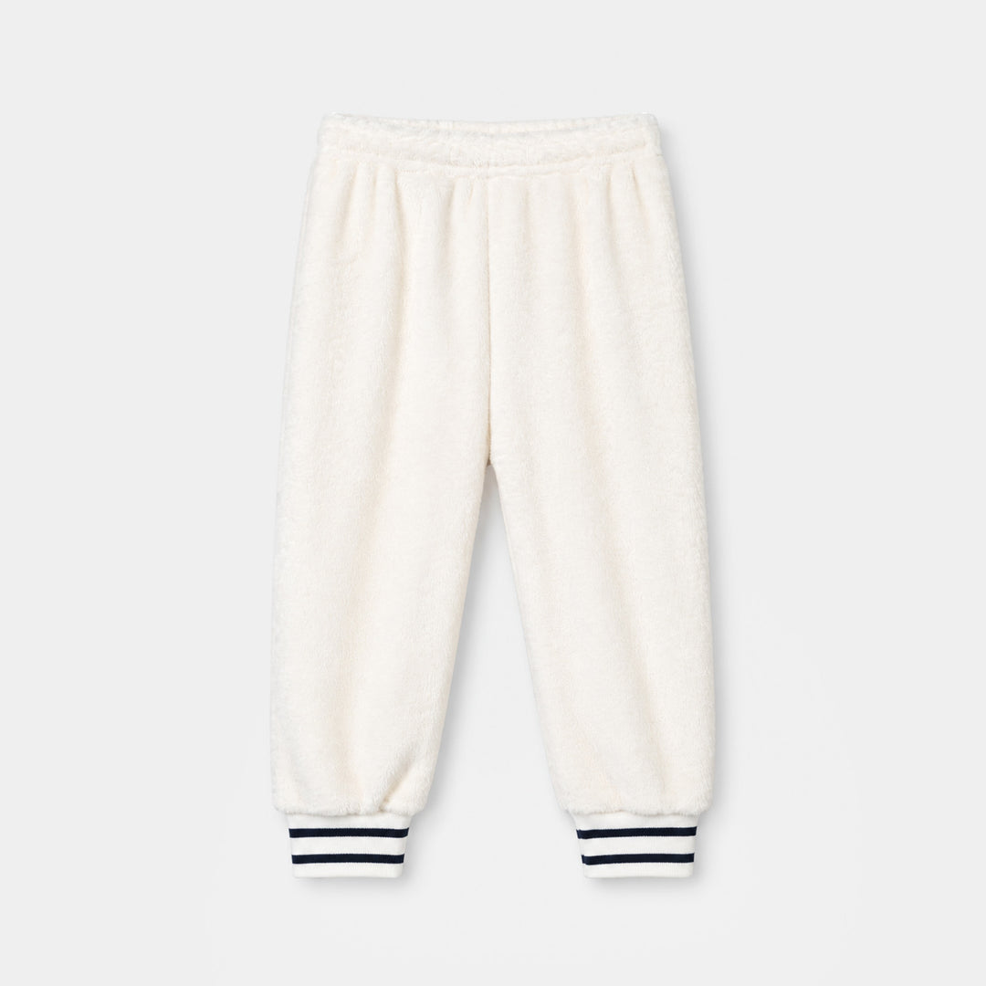 Infant Boys Sherpa Knitted Suit Sh139-3P - White