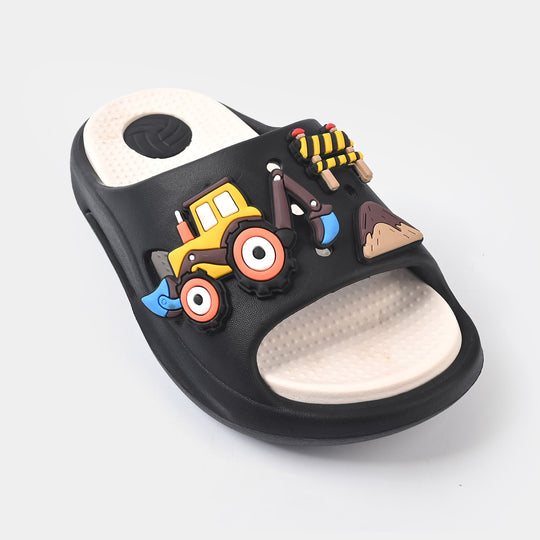 Boys Slipper 016 - BLACK