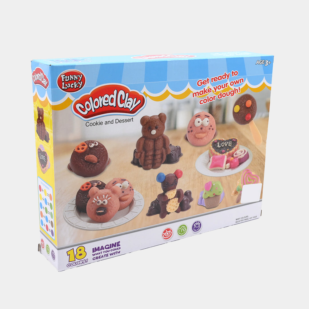 Cookie and Dessert Colored Clay Set