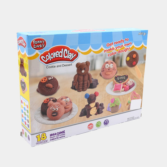 Cookie and Dessert Colored Clay Set