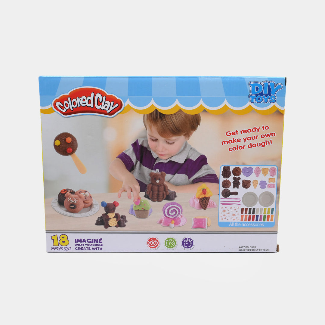 Cookie and Dessert Colored Clay Set