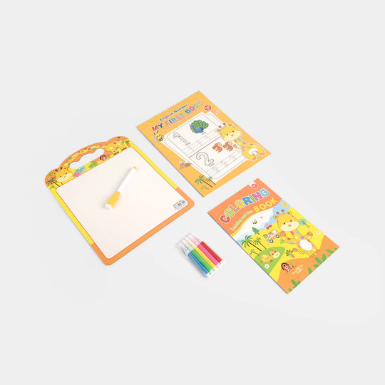 Cute Learning & Fun Coloring & Sticker Activity Set