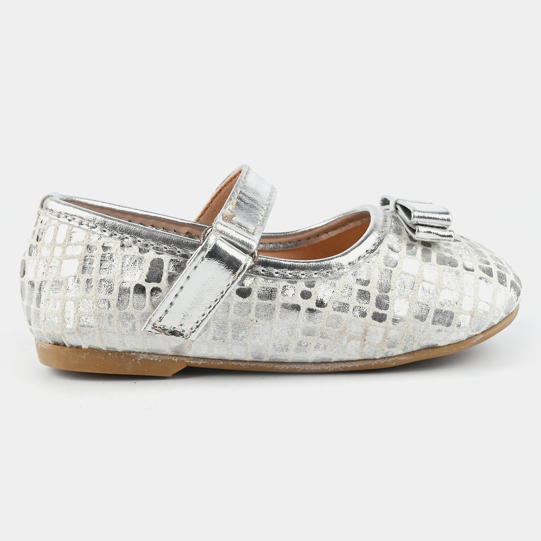 Girls Pumps 80-47-SILVER