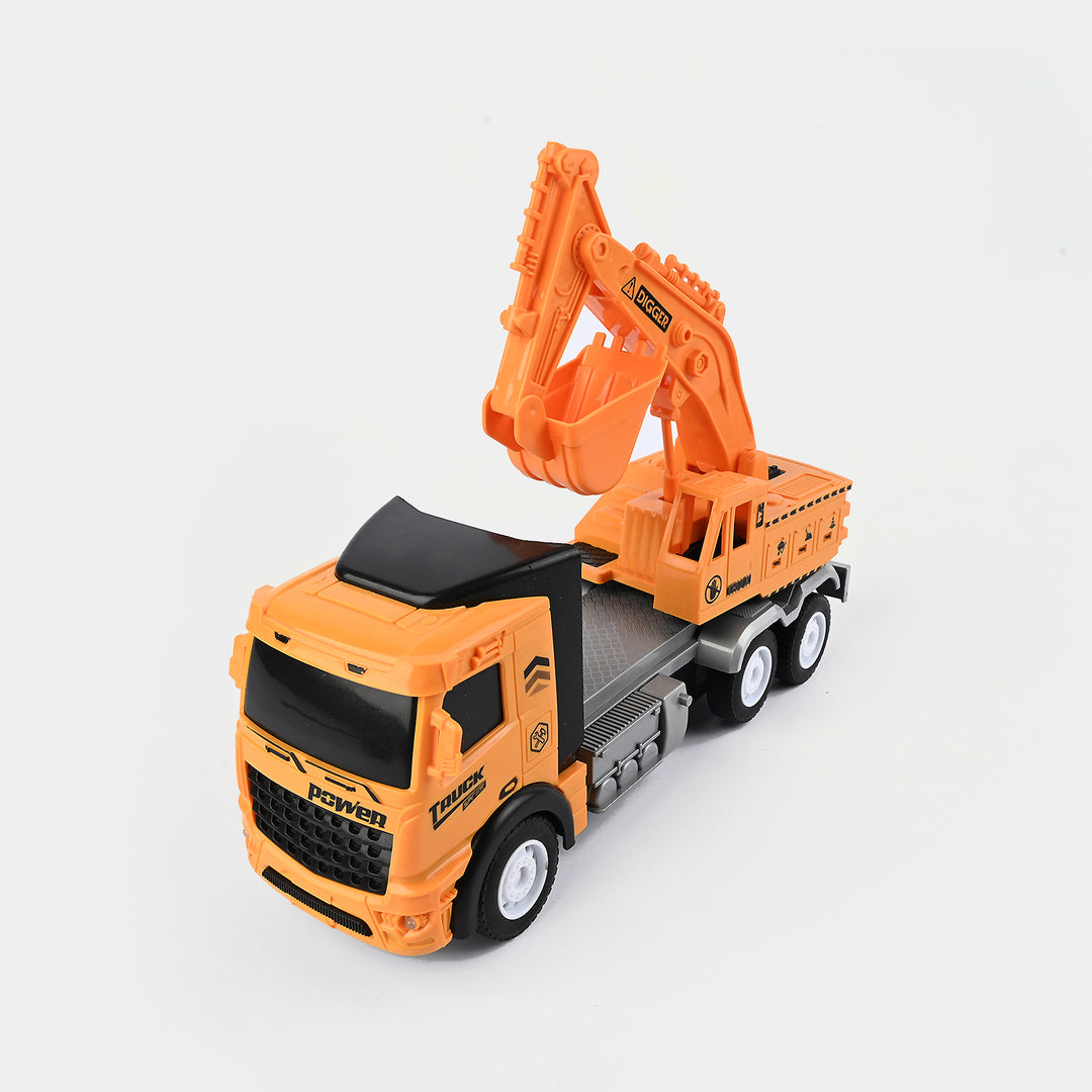 Remote Control Engineering Excavator Truck For Kids