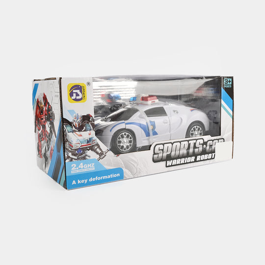 Remote Control Transformer Police Car