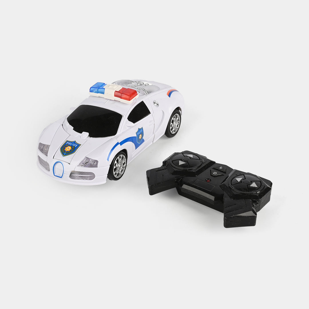 Remote Control Transformer Police Car