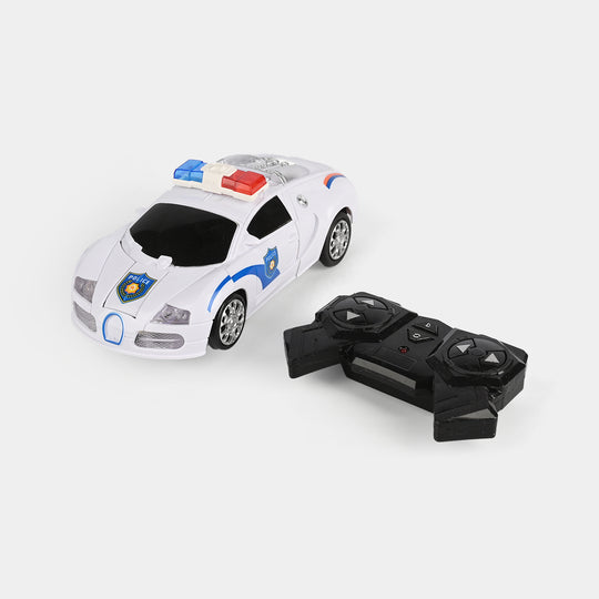 Remote Control Transformer Police Car