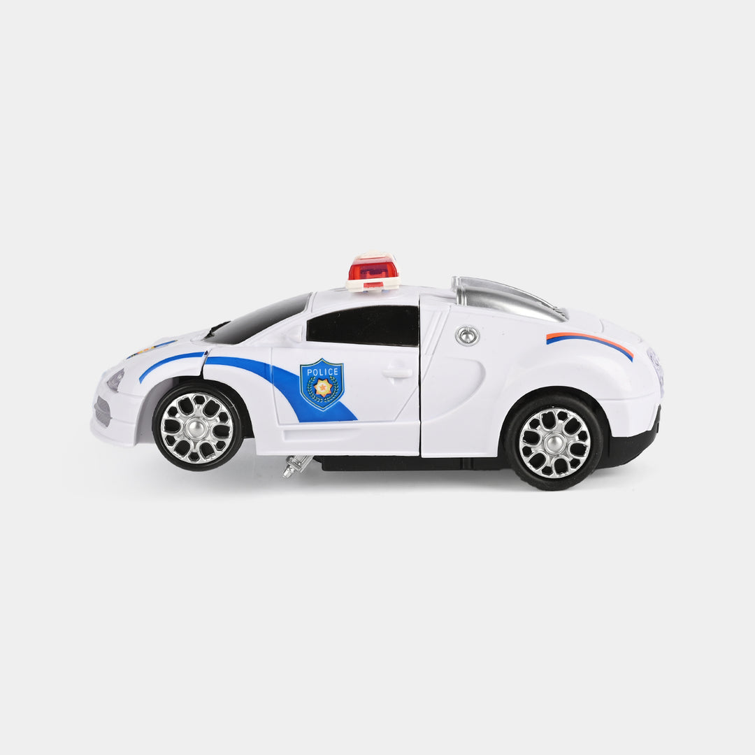 Remote Control Transformer Police Car
