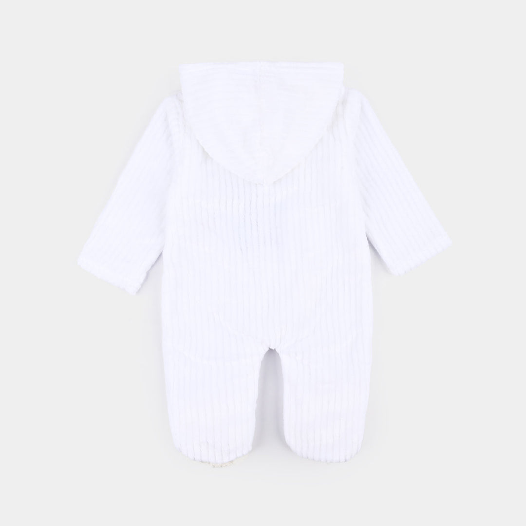 Infant Unisex Romper-White