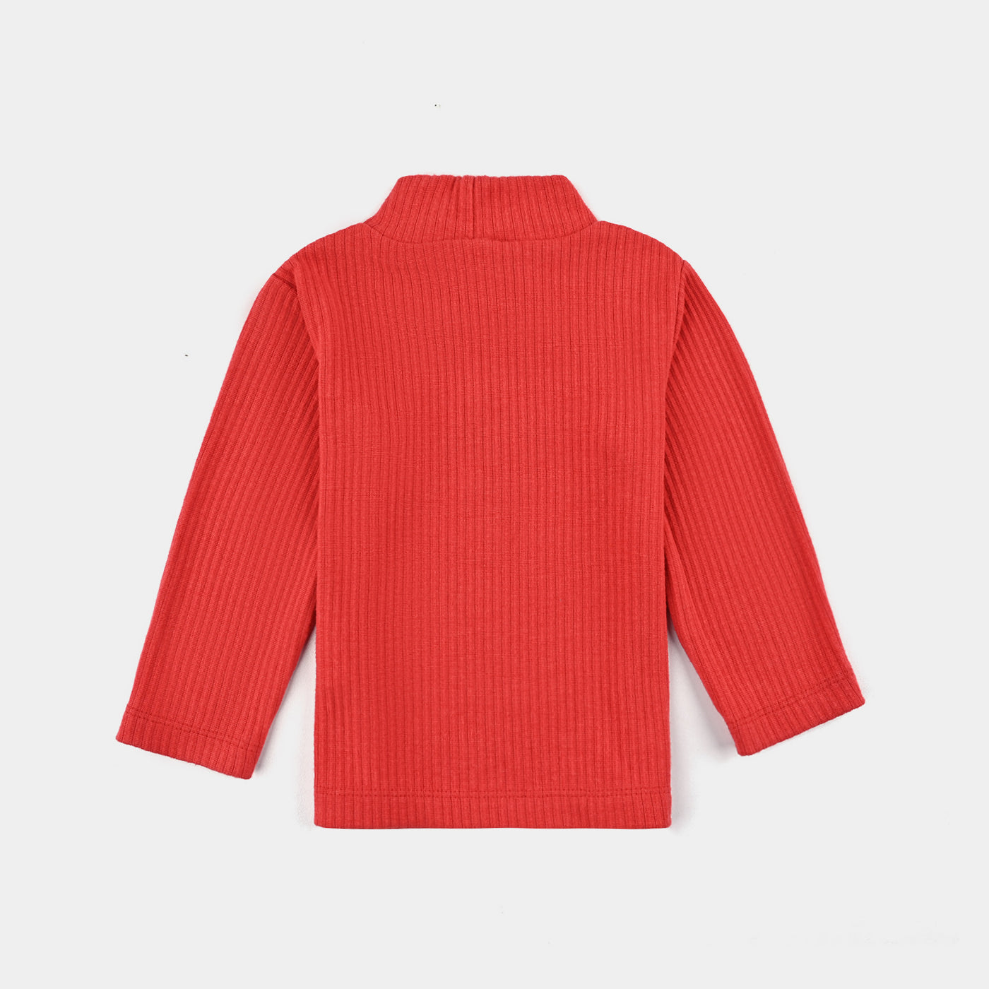 Infant Unisex Turtle Neck T-Shirt-Red